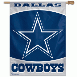 Dallas Cowboys Banner Flag 27"x37"