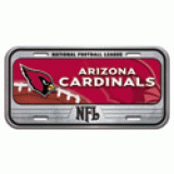 Arizona Cardinals - Domed Metal License Plate