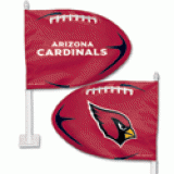 Arizona Cardinals - Shaped Car Flag