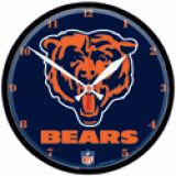Chicago Bears - Round Logo Wall Clock