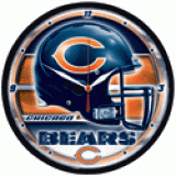 Chicago Bears - Round Helmet Wall Clock