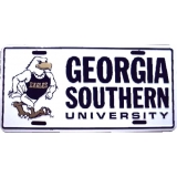 Georgia Southern Eagles License Plate