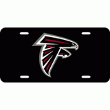 Atlanta Falcons - Laser Cut License Plate