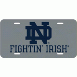 Notre Dame License Plate