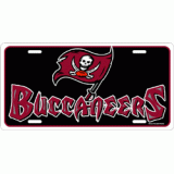 Buccaneers Metal License Plate