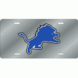 Lions License Plate