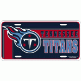Titans Plastic License Plate