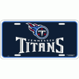 Titans Plastic License Plate