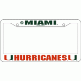 Miami Plastic License Plate Frame
