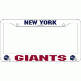 Giants Plastic License Plate Frame