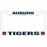 Auburn Plastic License Plate Frame