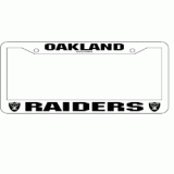 Raiders Plastic License Plate Frame