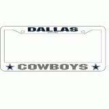 Cowboys Plastic License Plate Frame