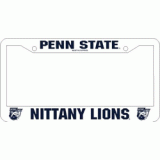 Penn State Plastic License Plate Frame