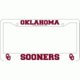 Oklahoma Plastic License Plate Frame