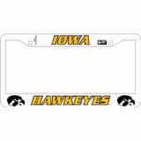 Iowa Plastic License Plate Frame