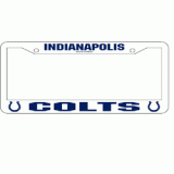 Colts Plastic License Plate Frame
