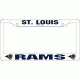 Rams Plastic License Plate Frame