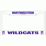 Northwestern Plastic License Plate Frame