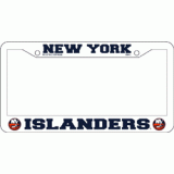 Islanders Plastic License Plate Frame