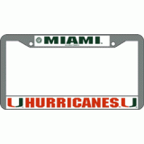 Miami Chrome License Plate Frame