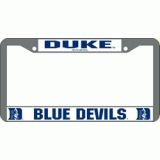Duke Chrome License Plate Frame