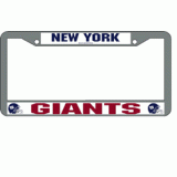 Giants Chrome License Plate Frame