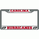 Hurricanes Chrome License Plate Frame