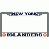 Islanders Chrome License Plate Frame