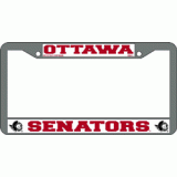 Senators Chrome License Plate Frame