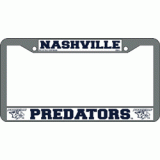 Predators Chrome License Plate Frame