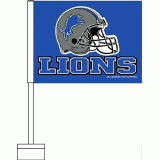 Lions Car Flag