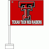 Texas Tech Car Flag