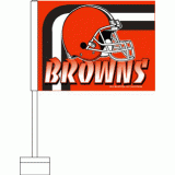 Browns Car Flag