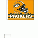 Packers Car Flag