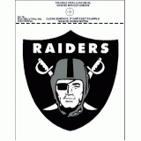 Raiders Static Cling Decal