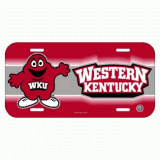 License Plate - Western Kentucky University
