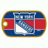 Brass Keyring - NY Rangers