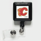 Retractable Badge Holder - Calgary Flames