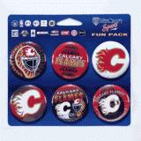 Button 6-Pack - Calgary Flames