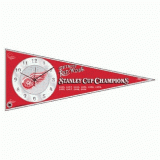 Clock Pennant - Detroit Red Wings