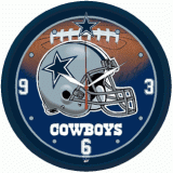 Round Clock - Dallas Cowboys
