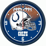 Round Clock - Indianapolis Colts