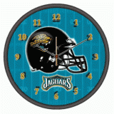 Round Clock - Jacksonville Jaguars