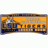 Locker Room Sign - Louisiana State University