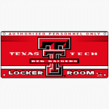 Locker Room Sign - Texas Tech