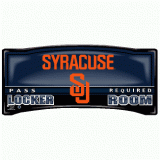 Locker Room Sign - Syracuse University