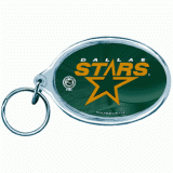 Acrylic Oval Keyring - Dallas Stars