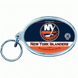 Acrylic Oval Keyring - NY Islanders