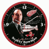 Round Player Clock - S Bowman - Red Wings